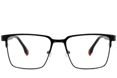 BS2425-0603_Black_Rectangular_Metal_Glasses_corner-front