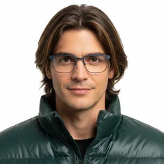 bs2425-0604_blue_rectangular_metal_glasses_model