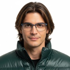 bs2425-0604_blue_rectangular_metal_glasses_model
