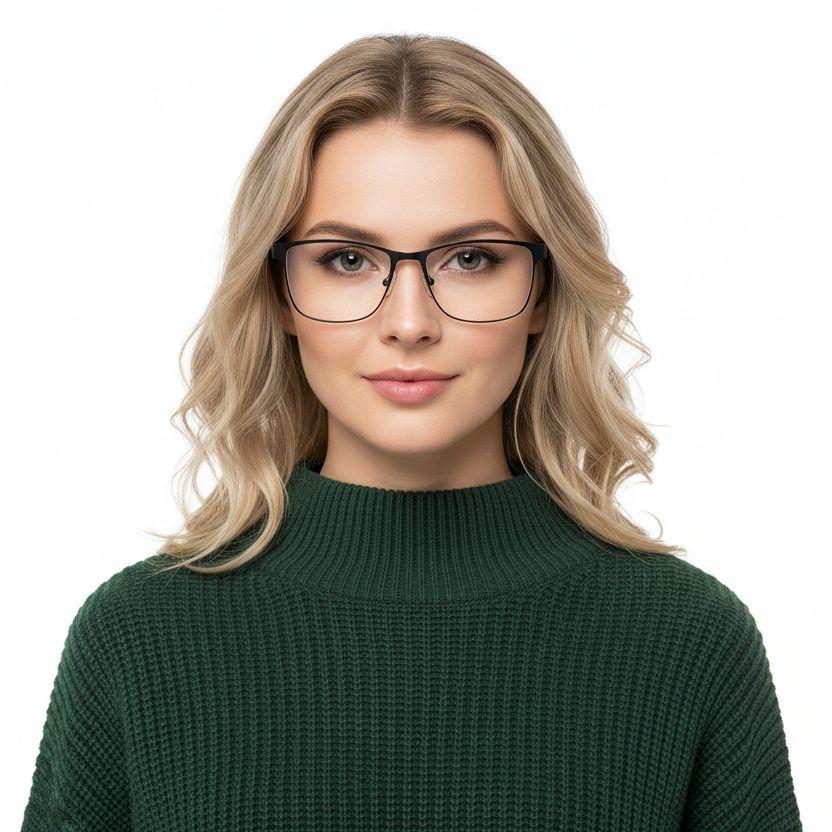 bs2425-0608_black_rectangular_metal_glasses_model