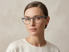 BS2425-0609_Blue_Rectangular_Metal_Glasses_corner-tryon_female