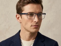 BS2425-0609_Blue_Rectangular_Metal_Glasses_corner-tryon_male