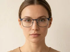 BS2425-0610_Blue_Rectangular_Metal_Glasses-tryon_female