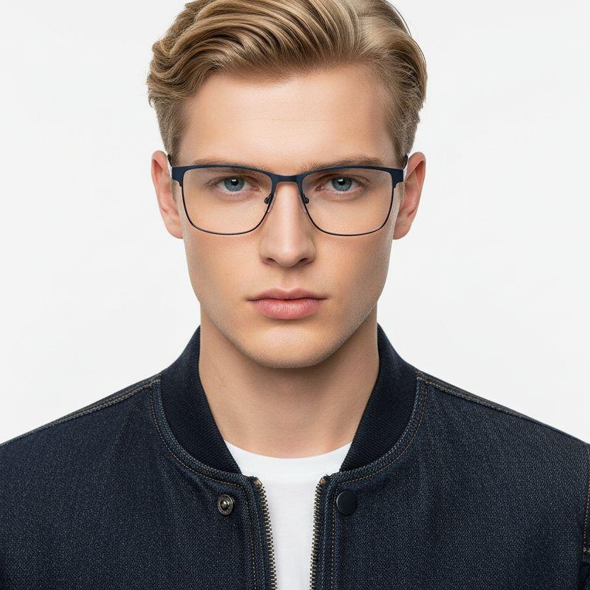 bs2425-0610_blue_rectangular_metal_glasses_model