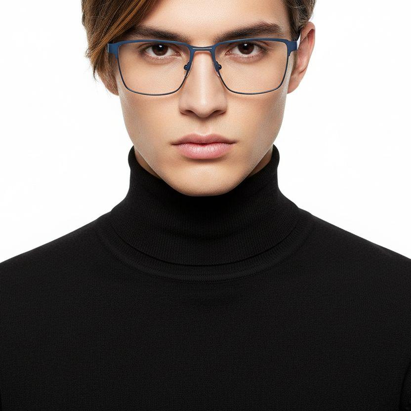 bs2425-0612_blue_rectangular_metal_glasses_model