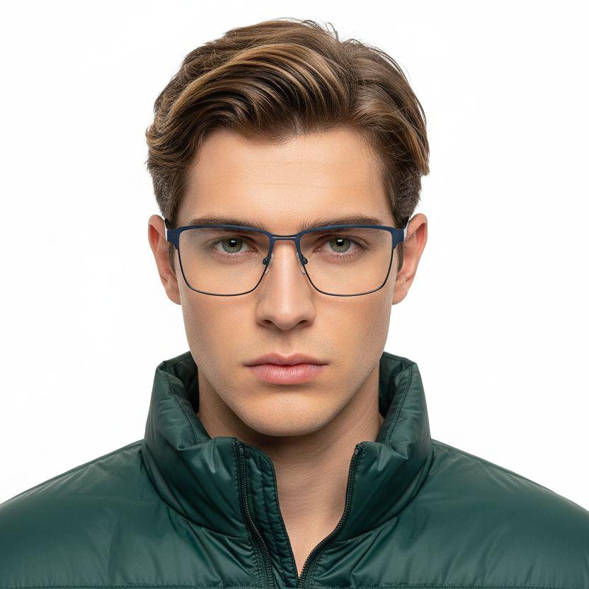 bs2425-0613_blue_rectangular_metal_glasses_model