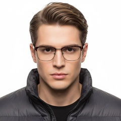 bs2425-0614_brown_rectangular_metal_glasses_model