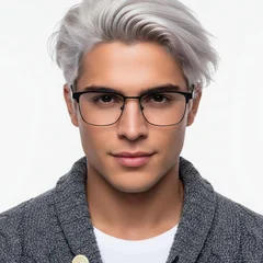 bs2425-0616_black_rectangular_metal_glasses_model