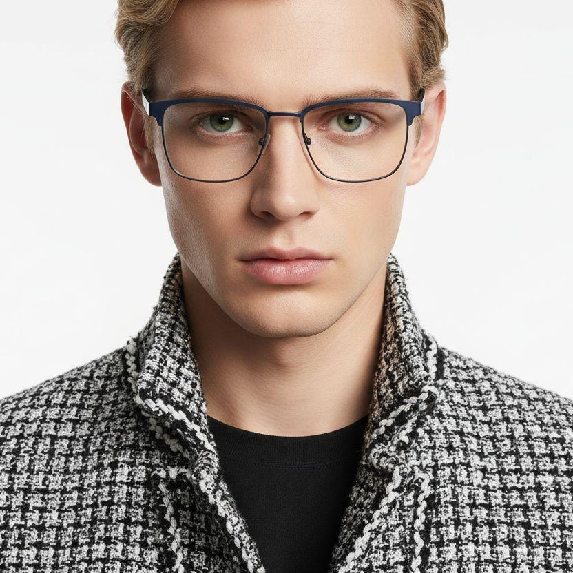 bs2425-0617_blue_rectangular_metal_glasses_model