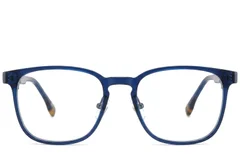 BS2425-0618_Blue_Rectangular_Metal_Glasses-front