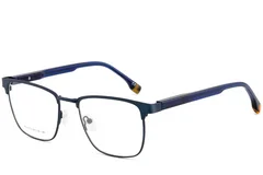 BS2425-0618_Blue_Rectangular_Metal_Glasses_side