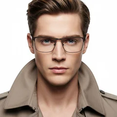 bs2425-0619_brown_rectangular_metal_glasses_model