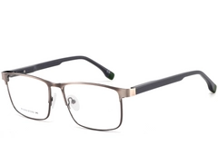 Rectangular Silver Metal Glasses #BS2425-0620