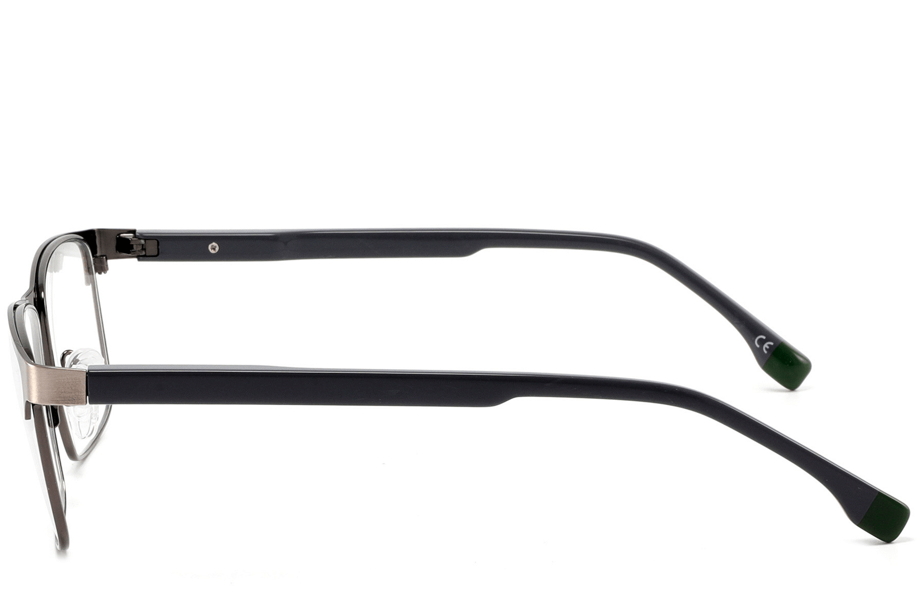 BS2425-0620_Silver_Rectangular_Metal_Glasses_side