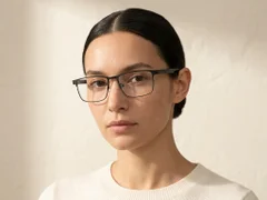 BS2425-0621_Black_Rectangular_Metal_Glasses_corner-tryon_female