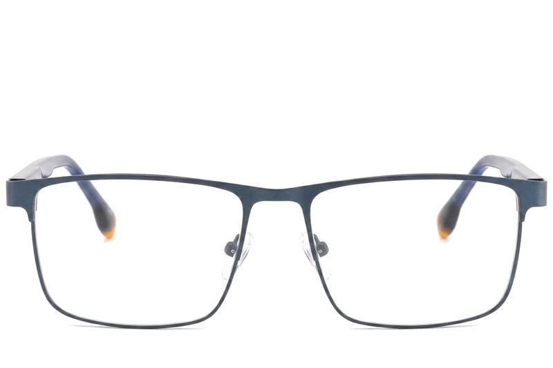 BS2425-0623_Blue_Rectangular_Metal_Glasses_corner-front