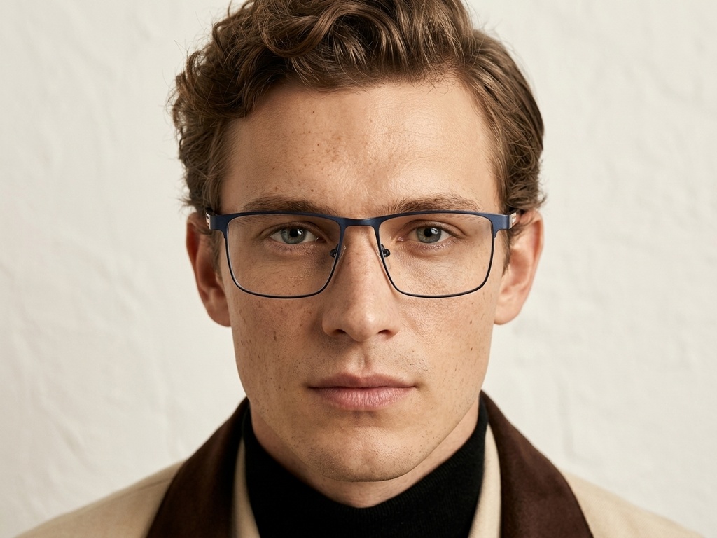 BS2425-0623_Blue_Rectangular_Metal_Glasses_corner-tryon_male