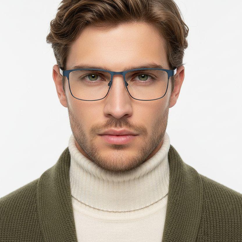 bs2425-0623_blue_rectangular_metal_glasses_model