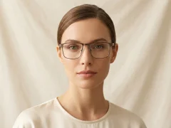 BS2425-0624_Brown_Rectangular_Metal_Glasses_corner-tryon_female