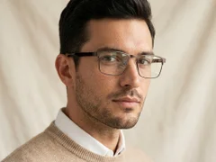 BS2425-0624_Brown_Rectangular_Metal_Glasses_corner-tryon_male