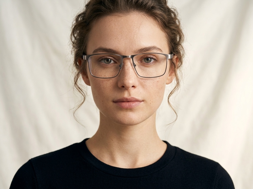 BS2425-0625_Silver_Rectangular_Metal_Glasses_corner-tryon_female
