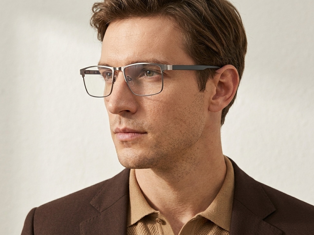 BS2425-0625_Silver_Rectangular_Metal_Glasses_corner-tryon_male
