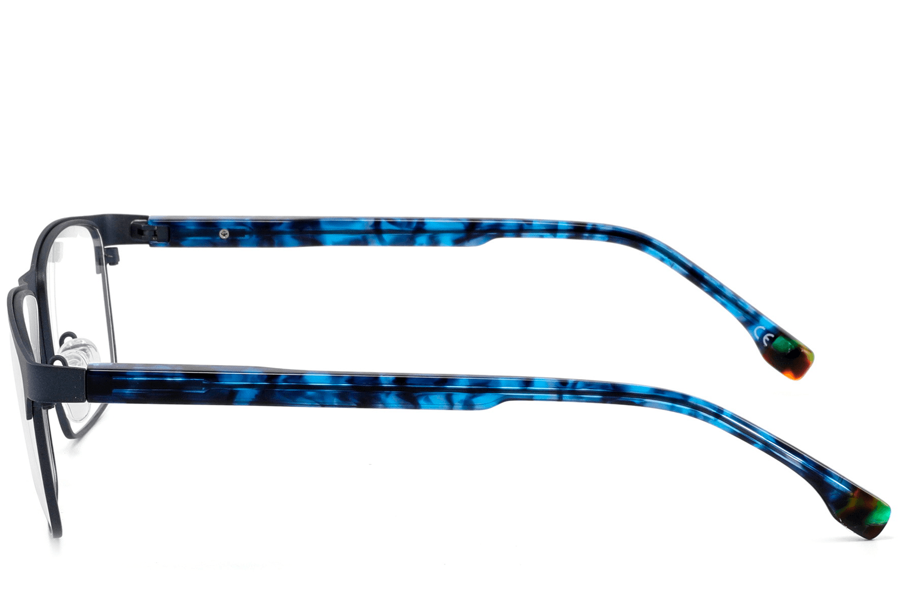 BS2425-0627_Blue_Rectangular_Metal_Glasses_side