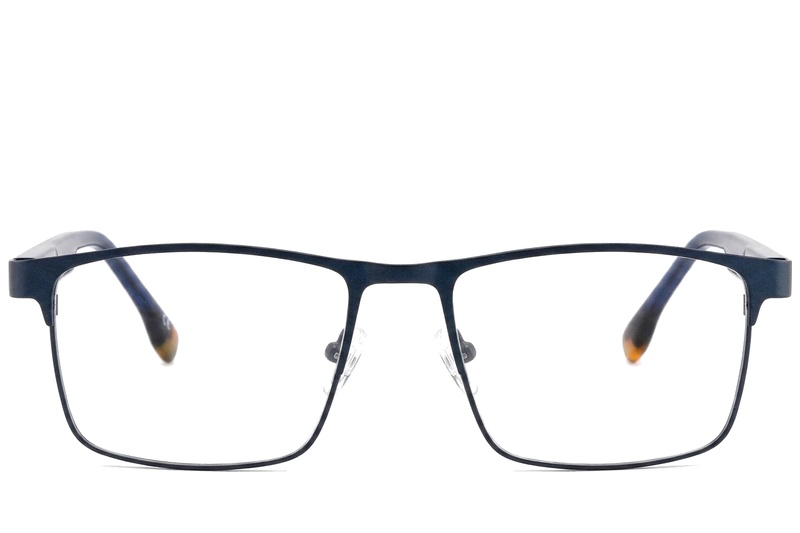 BS2425-0628_Blue_Rectangular_Metal_Glasses_corner-front