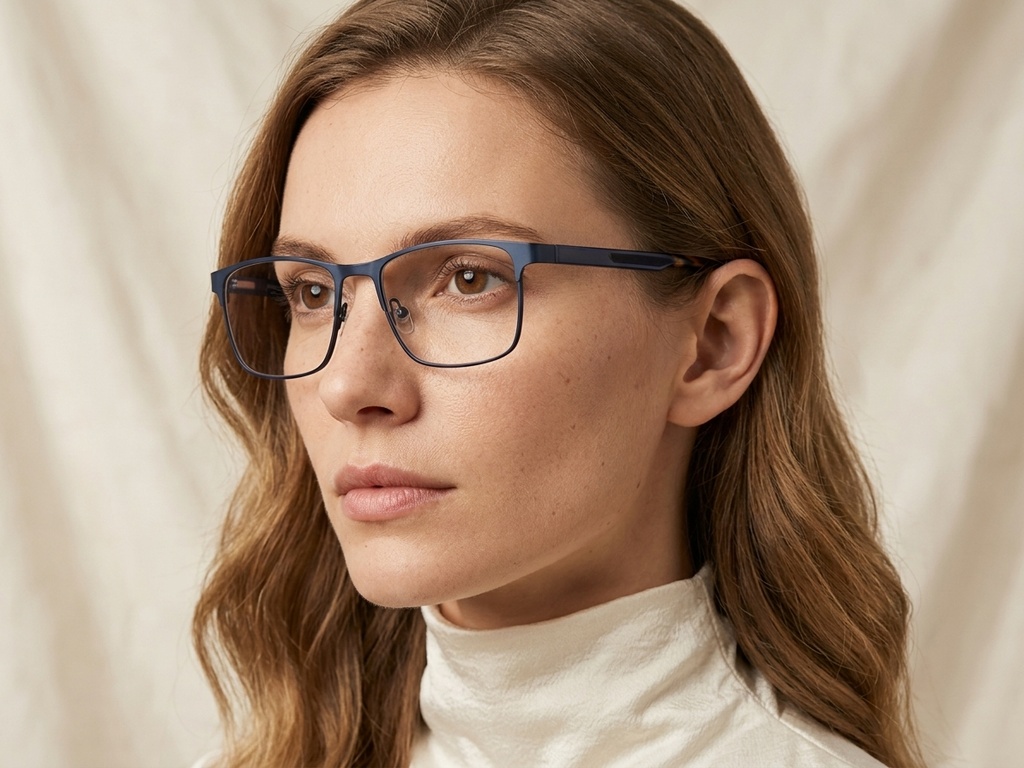 BS2425-0628_Blue_Rectangular_Metal_Glasses_corner-tryon_female