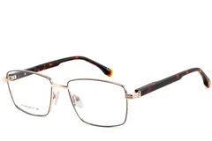 Rectangular Golden Metal Glasses #BS2425-0629