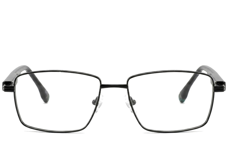 BS2425-0630_Black_Rectangular_Metal_Glasses_corner-front