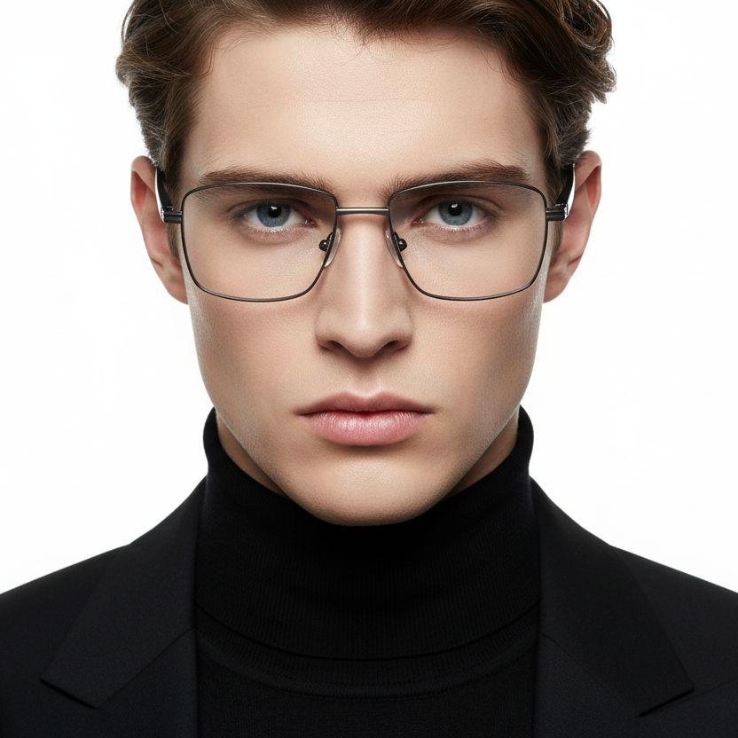 bs2425-0631_black_rectangular_metal_glasses_model