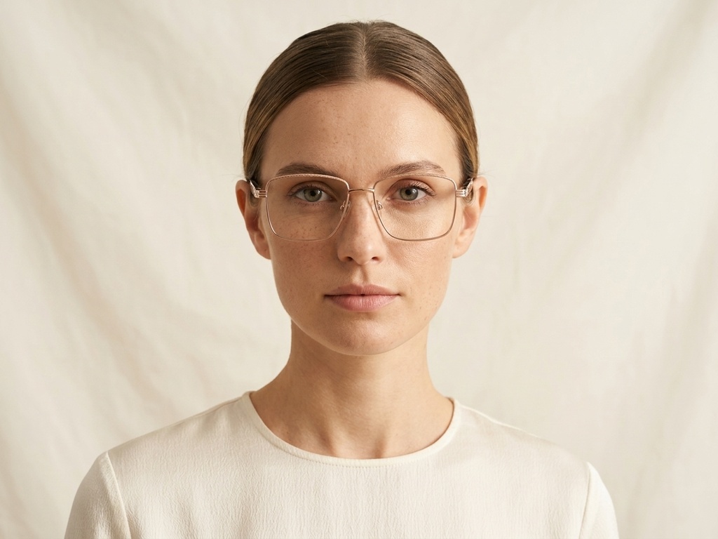 BS2425-0634_Golden_Rectangular_Metal_Glasses_corner-tryon_female
