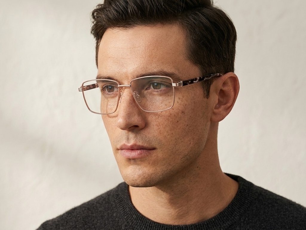 BS2425-0634_Golden_Rectangular_Metal_Glasses_corner-tryon_male