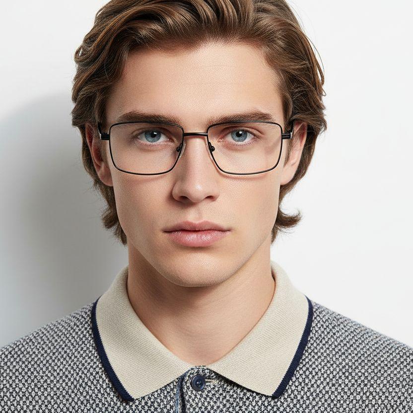 bs2425-0636_black_rectangular_metal_glasses_model