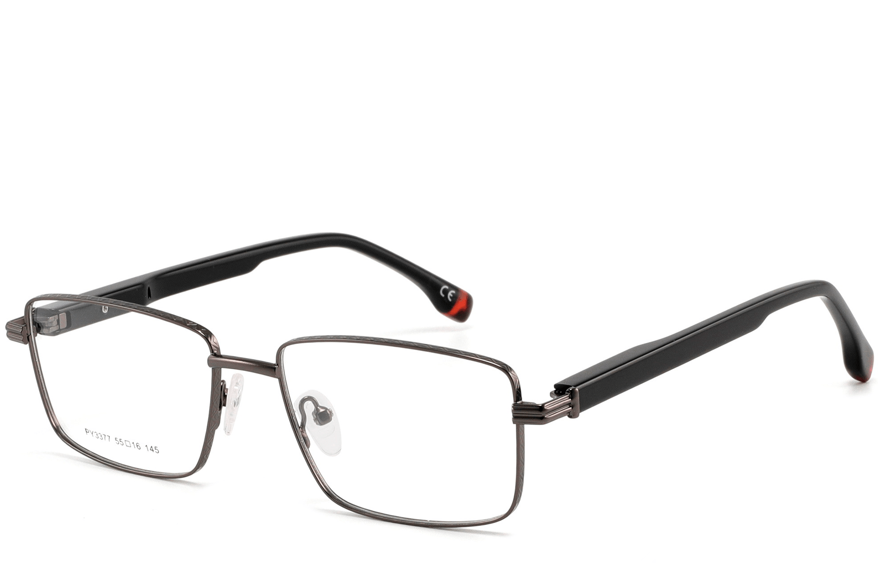 BS2425-0637_Grey_Rectangular_Metal_Glasses_corner