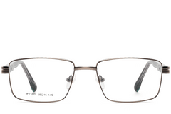 BS2425-0639_Grey_Rectangular_Metal_Glasses_front