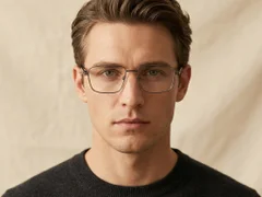 BS2425-0643_Grey_Rectangular_Metal_Glasses-tryon_male