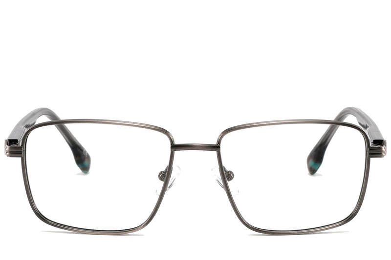 BS2425-0645_Grey_Rectangular_Metal_Glasses_corner-front