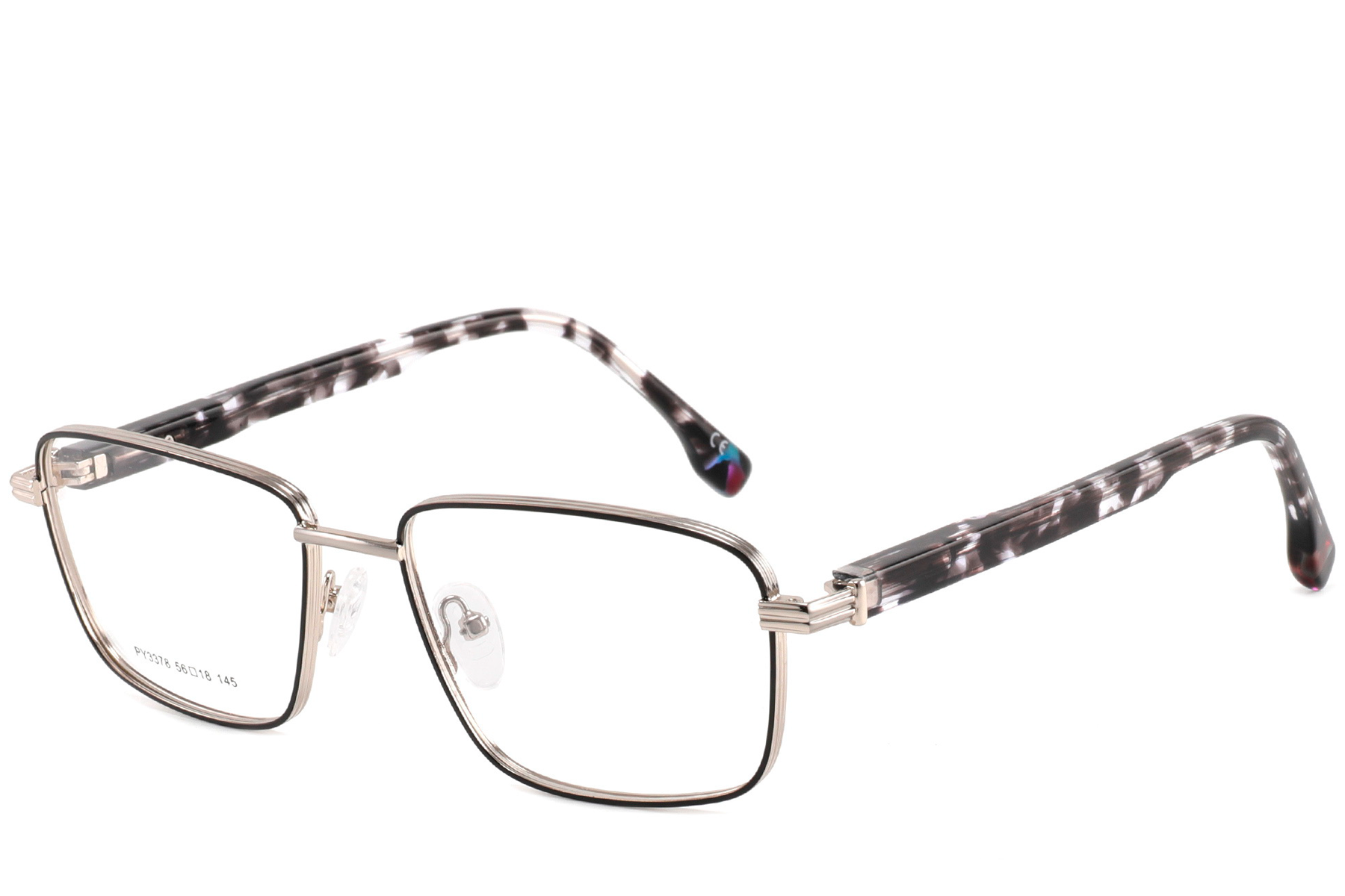 BS2425-0646_Golden_Rectangular_Metal_Glasses_corner