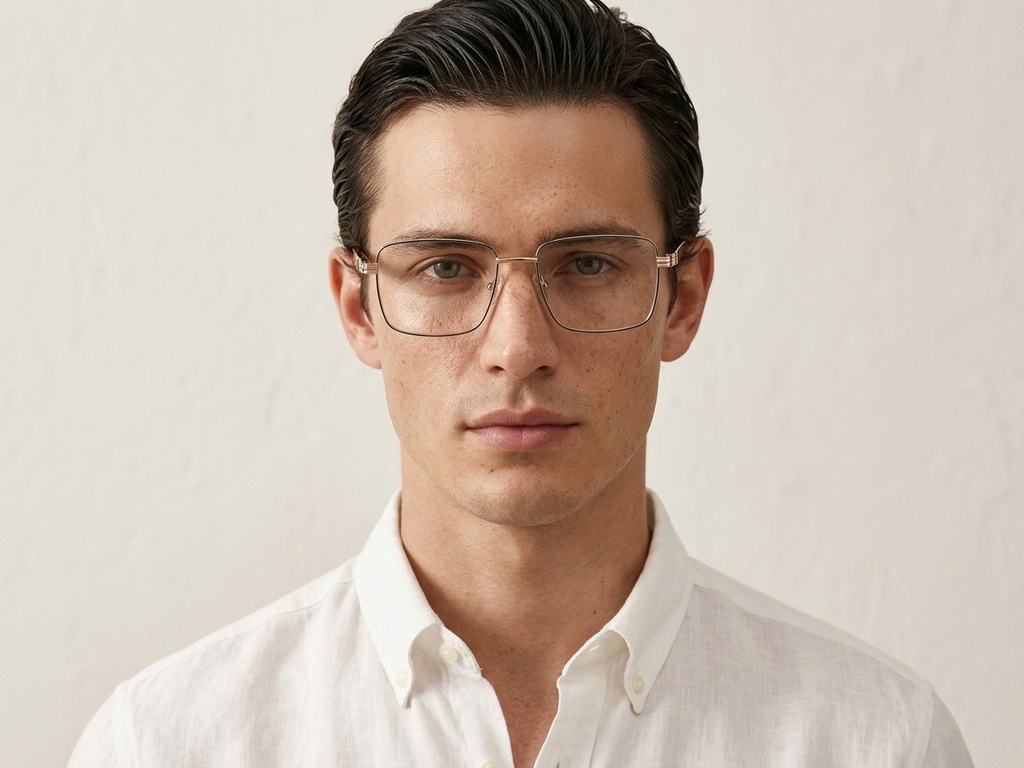 BS2425-0647_Golden_Rectangular_Metal_Glasses_corner-tryon_male