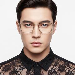 bs2425-0653_golden_rectangular_metal_glasses_model