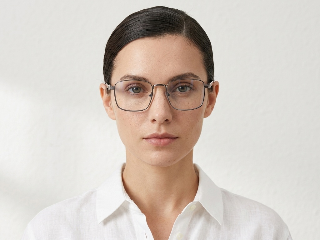BS2425-0655_Grey_Rectangular_Metal_Glasses_corner-tryon_female