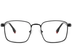 BS2425-0656_Black_Rectangular_Metal_Glasses_corner-front