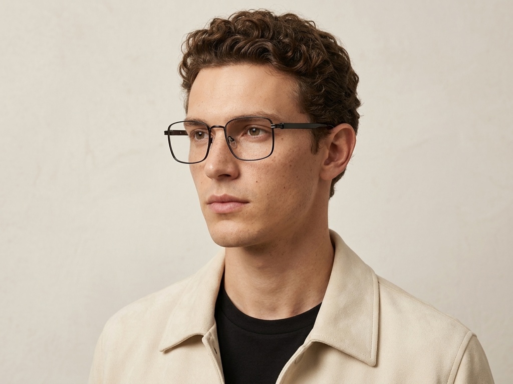 BS2425-0656_Black_Rectangular_Metal_Glasses_corner-tryon_male