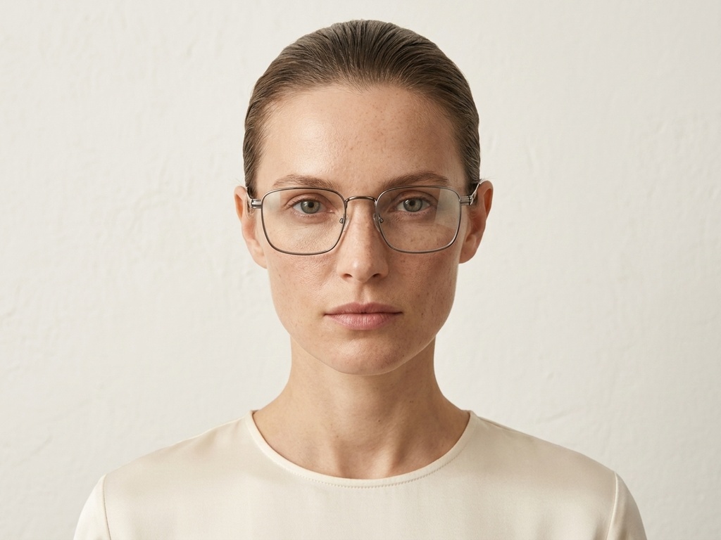 BS2425-0657_Grey_Rectangular_Metal_Glasses-tryon_female