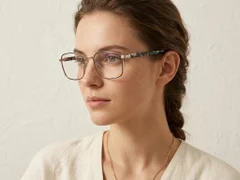 BS2425-0658_Golden_Rectangular_Metal_Glasses_corner-tryon_female