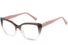 Gafas de acetato marrón mariposa #BS2425-0670