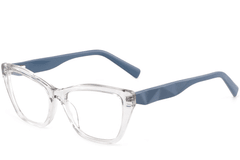 Gafas de acetato transparentes con forma de mariposa #BS2425-0677