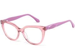 Gafas de acetato moradas con forma de mariposa n.° BS2425-0686